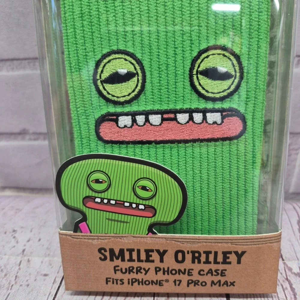 Fuggler Smiley O'Riley Furry Phone Case Green iPhone 17 Pro Max Funny Monster